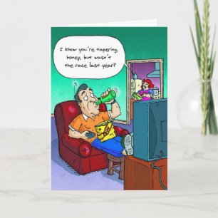 Birthday Card voor marathoner - Tapering TV Kaart
