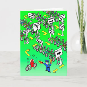 Birthday Card voor Triatlete - Triathlon Cop Kaart