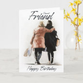 Birthday Card voor Vrouw Friend Kaart (Gele Bloem)