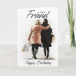 Birthday Card voor Vrouw Friend Kaart<br><div class="desc">Show je vriend hoeveel je om deze unieke verjaardagskaart geeft voor een vriend van een vrouw,  met een schilderij van James Coates</div>