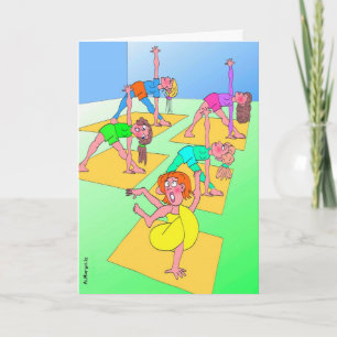 Birthday Card voor Yoga Lover - Twisted Yoga Kaart