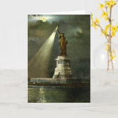 Birthday Card - Vrijheidsbeeld Kaart (Gele Bloem)