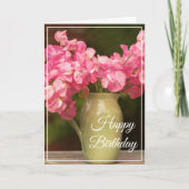 Birthday Card - Zoete erwten Kaart (Voorkant)
