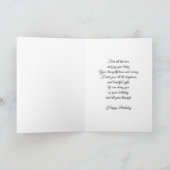 Birthday Card - Zoete erwten Kaart (Binnen)