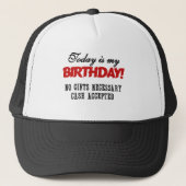 Birthday Cash geaccepteerd Trucker Pet (Voorkant)