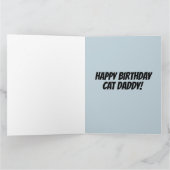 BIRTHDAY CAT DAD CIGAR LOUIS WAIN CARD KAART (Binnen)