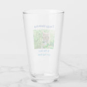 Birthday Cat Dad World's Best Ever Pet Photo Glas (Achterkant)