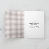 Birthday Cat for Getting Older Humor Kaart (Binnen)