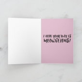 BIRTHDAY CAT GINGER KITTEN WENSKAART KAART (Binnen)