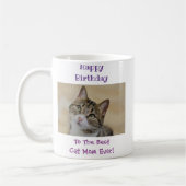 Birthday Cat mam Best Ever Pet Photo Koffiemok (Links)