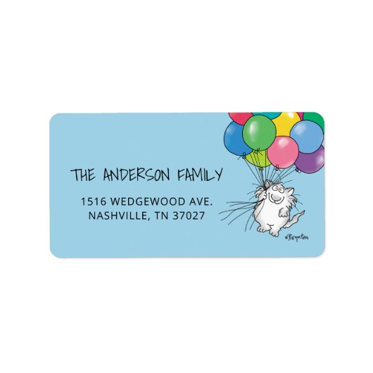 BIRTHDAY CATEGORIE NAAR Sandra Boynton Label (Voorkant)