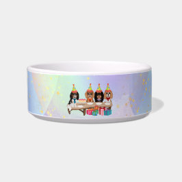 Birthday Cavalier King Charles Spaniel Bowl Voerbakje