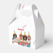 Birthday Cavalier King Charles Spaniel Grocery B Bedankdoosjes (Voorkant Zijde)