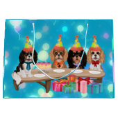 Birthday Cavalier King Charles Spaniel Groot Cadeauzakje (Voorkant)
