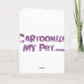 Birthday Cavalier King Charles Spaniel Kaart (Achterkant)