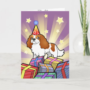 Birthday Cavalier King Charles Spaniel Kaart