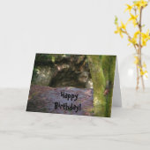 Birthday Caveman Kaart (Gele Bloem)