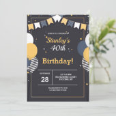 Birthday Celebration Kaart (Staand voorkant)