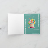 BIRTHDAY CELEBRATION KAART (Binnen)