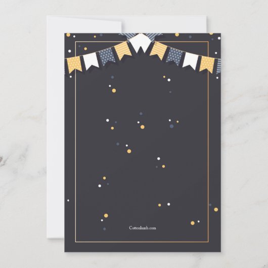 Birthday Celebration Kaart (Achterkant)