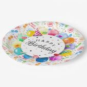 Birthday Celebration Papieren Bordje (Gekanteld)