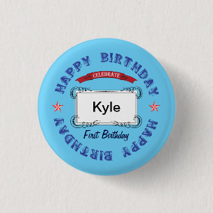 Birthday Celebration Ronde Button 3,2 Cm