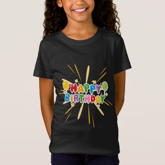 Birthday Celebration T-shirt (Voorkant)
