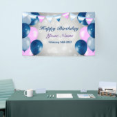 Birthday Celebration Vinyl Banner, 3' x 5' Spandoek (Beurs)