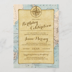 Birthday Celebritation Invitation Kaart