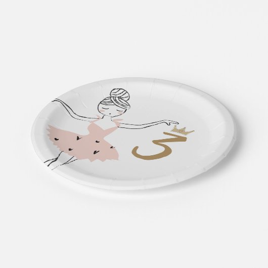 Birthday Center-centrum Papieren Bordje (Gekanteld)