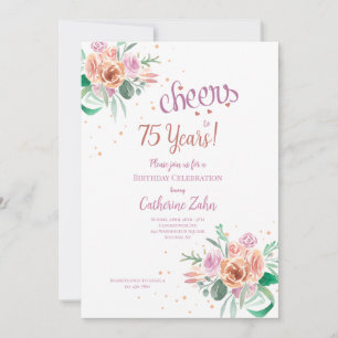 Birthday Cheers Invitation Kaart