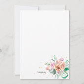 Birthday Cheers Invitation Kaart (Achterkant)