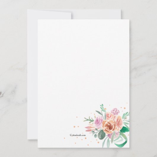 Birthday Cheers Invitation Kaart (Achterkant)