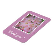 Birthday cherry blossom foto Dank je wel Magneet (Linkerzijde)