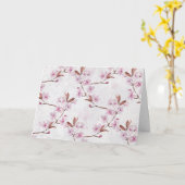 Birthday Cherry Blossom Kaart (Gele Bloem)