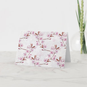 Birthday Cherry Blossom Kaart