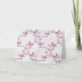 Birthday Cherry Blossom Kaart (Voorkant)