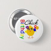 Birthday Chick 29 jaar oud Ronde Button 5,7 Cm (Voorkant /achterkant)