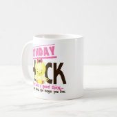 Birthday Chick 4 Koffiemok (Voorkant links)