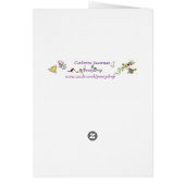 Birthday Chicken Colorful Boerderij Hen Illustrati (Achterkant)