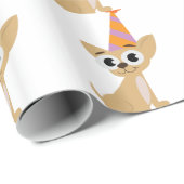 Birthday Chihuahua Cadeaupapier (Rol Hoek)