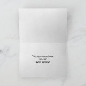 Birthday Chimpansee die oudere Humor krijgt Kaart (Binnen)