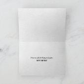 Birthday Chimpansee humor Kaart (Binnen)