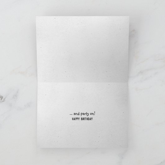 Birthday Chimpansee Kaart (Binnen)