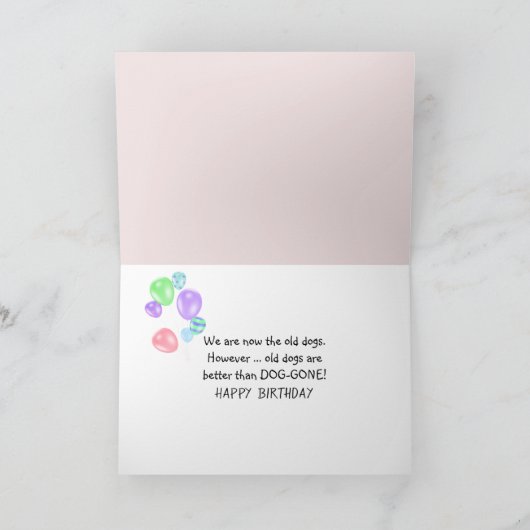 Birthday Chinese Crested dog Kaart (Binnen)