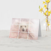 Birthday Chinese Crested dog Kaart (Gele Bloem)