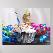 Birthday chipmunk poster (Voorkant)