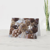 BIRTHDAY CHOCOLAATE CAKE POP KAARTEN (Voorkant)