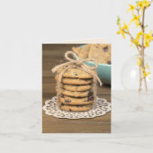Birthday Chocolate Chip Cookies Kaart (Gele Bloem)
