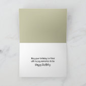 Birthday Chocolate Cocker Spaniel Kaart (Binnen)